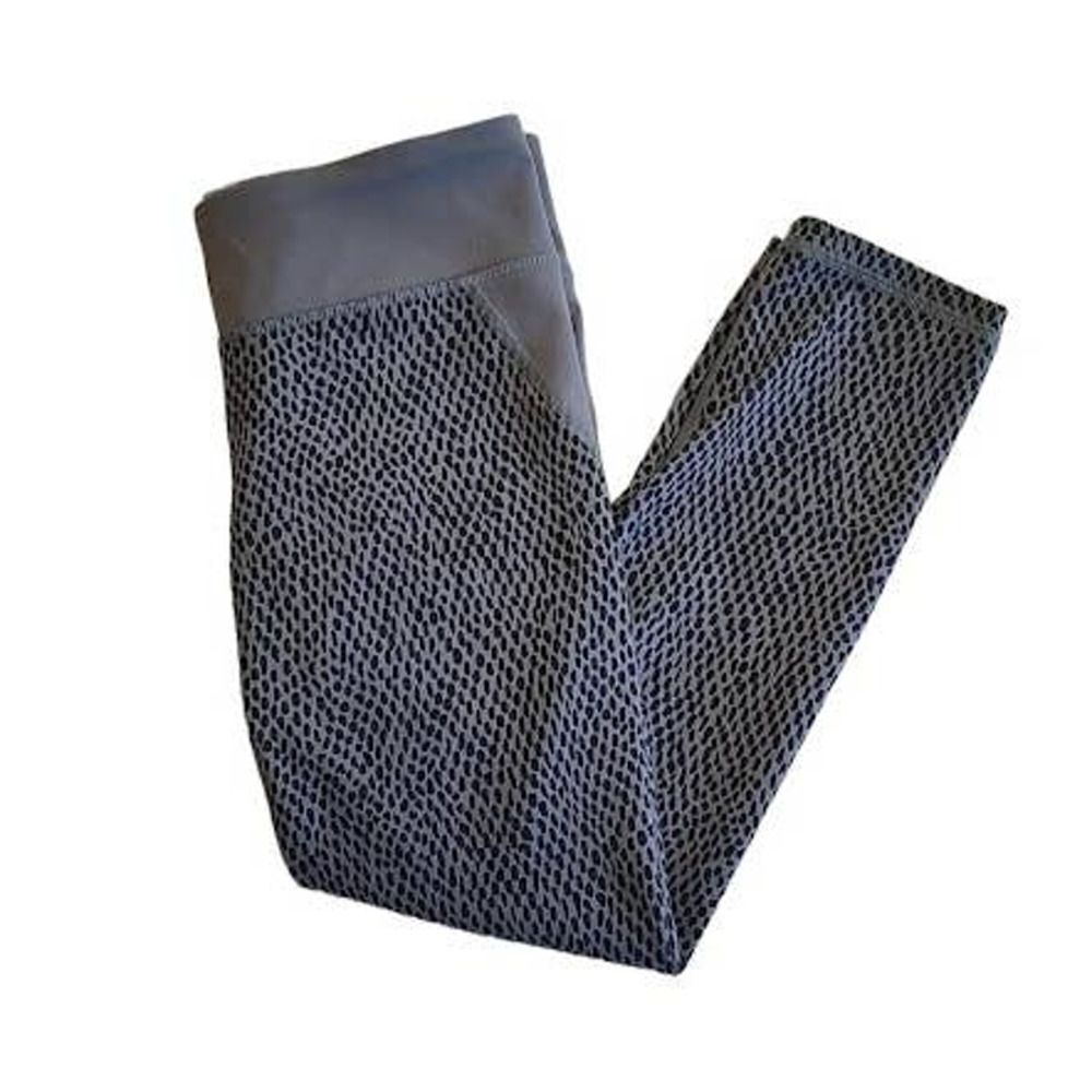 Under Armour Heat Gear Fitted Blue Crop Leggings Workout Capris Small